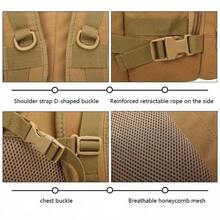 Mochila táctica militar de 40L con sistema Molle, mochila para deportes al aire libre, camping y senderismo