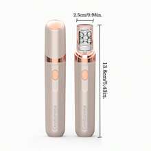 Epilator Conduroma, aparat de tuns sprâncene și față, aparat de ras electric 3 în 1 pentru femei, aparat de îndepărtare a părului facial reîncărcabil și aparat de ras sprâncene, lumină LED încorporată.