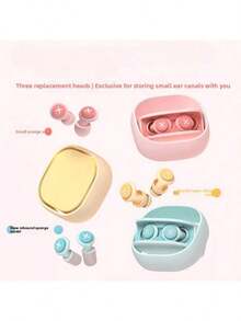 【可重复使用硅胶睡眠耳塞】柔软硅胶材质，贴合舒适，时尚设计 | 易于清洁，经久耐用 | 适合学校/居家/旅行 | 有效阻隔噪音 | #可重复使用耳塞 #助眠 - 彩色 - 查看 11