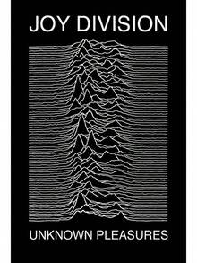 Poster Joy Division - Unknown Pleasures, 24in X 36in, Office - 彩色 - 查看 2
