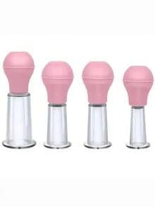 4/1pc Vacuum Suction Massage Cupping - Non-Electric Muscle Joint Facial Lifting Device, Thickened Ball Head Applicable For Face, Neck, Chin - Detachable Portable Design, No Power Supply Needed - Multiple Colors, Essential For Home, Gym, Travel - Easy To Operate, Portable, Multifunctional - Multicolor - View 3