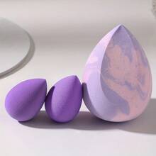 2pcs/Pack Makeup Sponge, Foundation Blender Beauty Sponge, Latex-Free Dry & Wet Powder, Cream, Liquid Foundation Applicator Tool, Suitable For All Skin Types,Makeup,Cheap,Room Decor,Vanity,Travel,Bedroom,Makeup Accessories,Puff,Makeup Blender,Powder Puff,Makeup Sponge