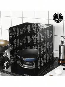 1/2 Pieces Kitchen Splash Screen, Splash Screen, Kitchen Oil Cover, Non Stick Splash Screen, And Aluminum Splash Screen. Stove Insulation Screen, Baking Cookware, Deep Frying, Baking, Home, Travel, Kitchen Essential Oil Baffle, Easy To Clean, Kitchen Accessories, Essential Kitchen Oil Baffle, National Day, Back To School Season, Halloween, Christmas