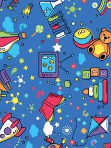 50 Metallic Gift Bags 25x35cm For Children - Toys - View 2