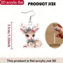 1 par de pendientes de árbol de Navidad elegantes y versátiles, árbol de Navidad francés envuelto con gotas de agua y pendientes con borlas