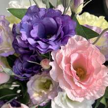 3PCS Artificial Flowers Balloon Flower Bouquet Silk Material Faux Flowers For Wedding Decoration, Valentine's Day, Birthday, Anniversary, Home Decor, Table Centerpiece, Bedroom & Bathroom Display, Desk Decoration, Autumn & Fall Season Floral Arrangement