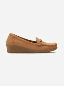 Mocassins doux et confortables pour femmes - Voyage décontracté - Tabac - Voir 3