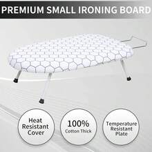 Tabletop Ironing Board 80 X 30cm Foldable Small Lightweight Compact Space Saving - Default - View 4