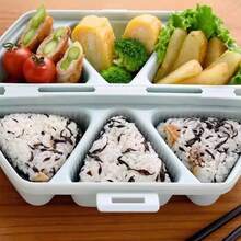 Molde triangular para bolas de arroz, creativo, conveniente, lindo y de fácil y rápida conformación, perfecto para bolas de arroz para bebés, envolturas de sushi con algas y postres con bolas de arroz caseros, set de molde para bolas de arroz, el regalo perfecto para aficionados a la cocina del hogar - Multicolor - View 13