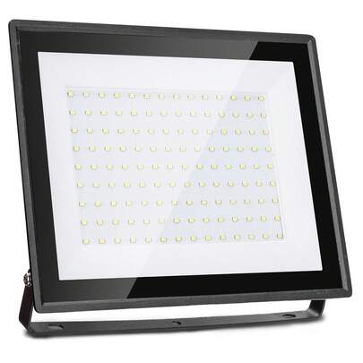 Aigostar Foco LED Exterior 100W 8700LM, Proyector Impermeable IP65, 126 LED, 6500K Blanco Frío Para Garaje, Jardín, Patio, Parque