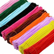1000 Piezas Limpiapipas, BetterJonny 30cm de Largo Limpia Pipas Colores Surtidos Tallos de Chenilla para Proyectos Manualidades Decoraciones, 10 Colores - 1000 piezas, 10 colores - Ver 4
