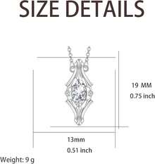 Lord Of The Ring/Arwen Evenstar/Elven Green Tree Leaf/Thorin Oakenshield Necklace Lord Of The Ring Pendant Necklace With Cubic Zirconia,Elvish Jewelry For Women2025 - 凱蘭崔爾項鍊 - 查看 2