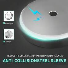 Ímã de neodímio de alta resistência, ímã grande de parede, ímã de recuperação de alta resistência, camada de proteção tripla, toque metálico de alta precisão, ventosa magnética subaquática, dispositivo magnético forte, ferramenta de manuseio industrial