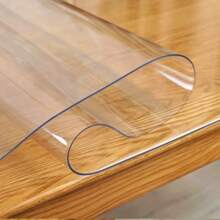 0.25mm Thick Transparent Table Cover, High-Quality Scratch-Resistant Heat-Protective Film, Suitable For Home, Hotel, Dining Table, Coffee Table