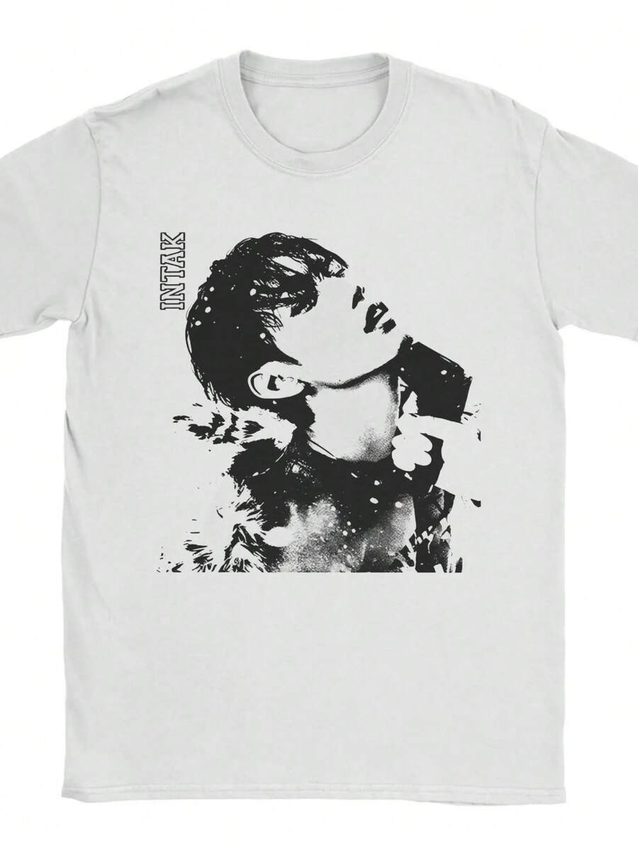 P1Harmony 2025 Tour Kpop Idol Merch Unisex T Shirt Pure Cotton Tee Graphic P1HARMONY DUH! T-Shirt Clothes - Trắng 2 - Xem 1