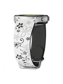 حزام ساعة متوافق مع ساعة سامسونج جالكسي 7، 6، 5، 4، الترا، وFE، بمقاس 40مم 43مم 44مم 45مم 46مم 47مم، حزام سيليكون ملون ثنائي اللون مطبوع ومنقوش بدون فجوات، مناسب لساعات هواوي وشاومي، مناسب للترفيه والحفلات والنزهات والهدايا للرجال والنساء