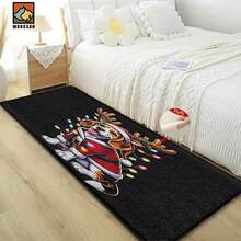 1 pieza /2 piezas Alfombra antideslizante para baño con estampado de perro, alfombra antideslizante de fibra súper, imitación de cachemir absorbente y de secado rápido, adecuada para puertas, baños, cocinas y otras ocasiones, lavable a máquina, antideslizante, decoración diaria, se puede regalar - Multicolor - Ver 6