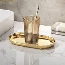 1pc Household Portable Rinsing Cup, Toothbrush Holder, Travel Gargle Cup, Couples Set, Bathroom Essentials, Japanese Style Design - Multicolor - View 11