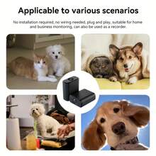 1-2pcs 1080P Full HD Smart Compact Mini-Camera, Supporting 2.4G WiFi Connection, With Night Vision, Motion Detection And Other Functions, Can Be Viewed Remotely By Mobile Phone, Powered By USB, And Is Easy To Install-Very Suitable For Home Security, Pets, Nannies, The Elderly, Children's And Vehicle Monitoring. - Black - View 10