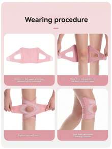 1pc Thin-Style Sports Knee Ligament Crossband For Joint Compression During Running, Providing Knee Support And Fixation.