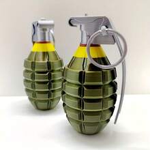 3D Printed MK2 Grenade Replica Model - Durable Plastic Non-Functional Display, Detailed Texture, Ideal Gift For Military Enthusiasts - Multicolor - View 2