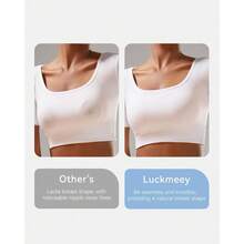 1 Pairs Nipple Covers Nipple Covers For Women Cakes Bra Sticky Adhesive Silicone Nipple Pasties With Travel Box - 拿鐵 - 查看 2