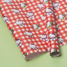 Sanrio 1 pieza Caja de regalo de Navidad de Sanrio, papel de embalaje con diseño de Meileti Kulomi Yugui Gou Katie Cat, papel de embalaje de regalo exquisito, papel couché grueso para embalaje de regalo universal, papel de embalaje de regalo con dibujos animados de animales lindos, embalaje de regalo de alta calidad