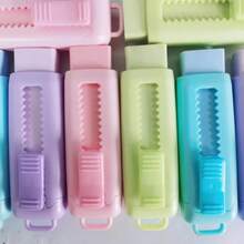 Un pachet de 5 radiere de înaltă calitate, tip "push-pull", radiere retractabile, radiere speciale pentru elevii de școală elementară și gimnazială, sasafras, fără urme, fără resturi și