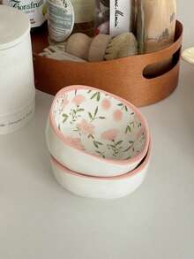 1 pieza Cuenco pequeño de cerámica para mojar, cuenco para salsa de vinagre para el hogar, plato de aperitivo, vajilla, plato, cuenco pequeño para aperitivos, cocina, hospitalidad, patio, plato, cuenco lindo