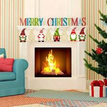 4pcs Vintage Christmas Gnome Wooden Decorations (With Rope) - DIY Craft And Painting Kit, Great For Holiday Decor