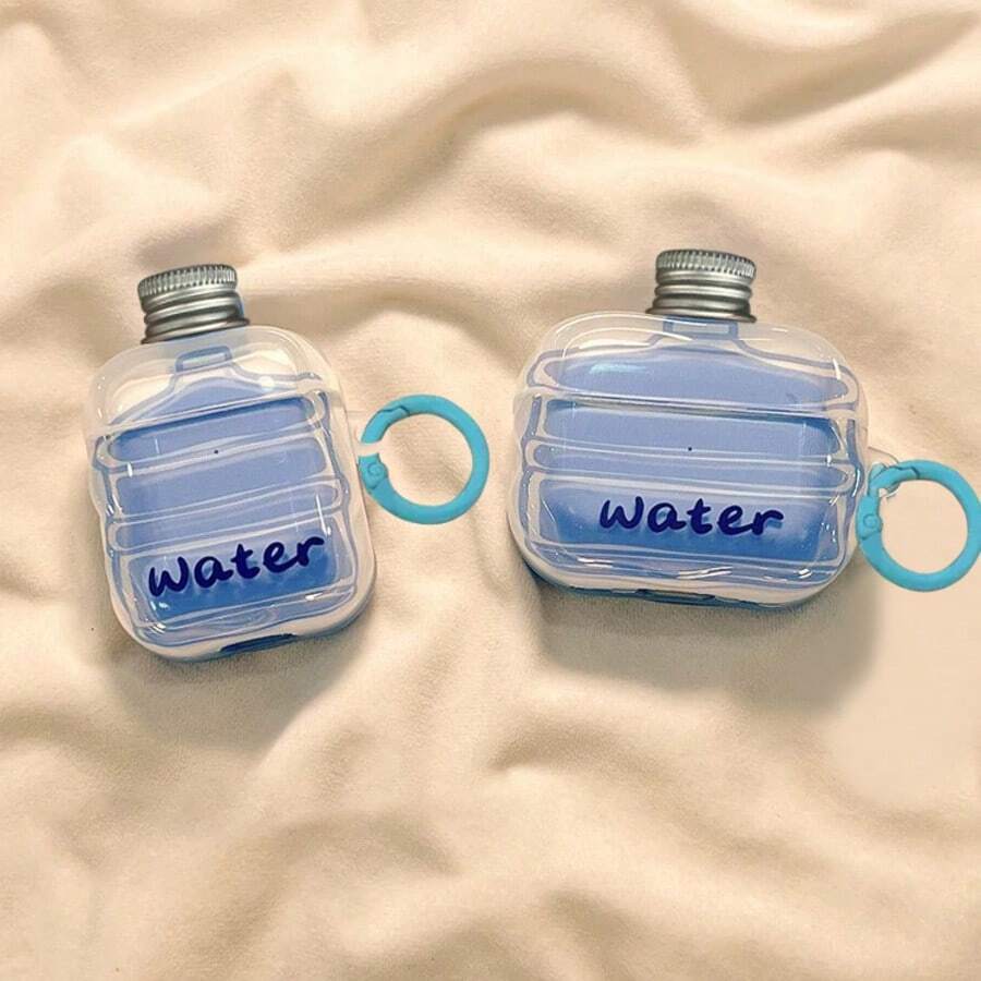 新颖有趣的桶形保护壳，兼容苹果手机/Pro/3/2/4，适合作为礼物送给朋友 - 青色 - 查看 1