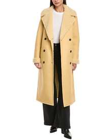 Apparis Simone Overcoat - Yellow - View 2