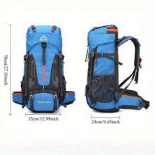 Mochila de camping y senderismo de 70L, gran bolsa de exterior, mochila de nailon para hombres, mochila de escalada, bolsa de viaje deportiva para hombres, 2026