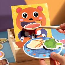 Children's Feed The Bear Game: Parent-Child Interactive Toy, Develops Hand-Eye Coordination And Early Learning Abilities - Suitable For 2, 3, 4 Year Old Kids, Ideal For Family Game Time - Multicolor - View 2
