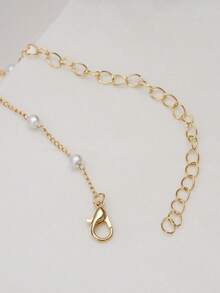 Clariva Faux Pearl Decor Necklace Christmas Winter Christmas Gifts