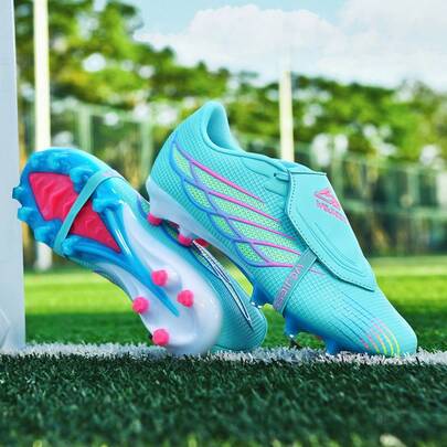 Men Soccer Shoes Sports Society Original Sneaker Comfortable Outdoor Football Shoes Long Spikes TF/FG Resistant Football Boots