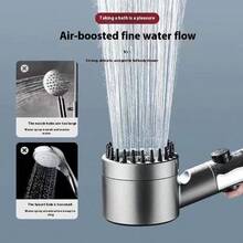 مجموعة رأس الدش، فلتر رأس الدش المضاد للبكتيريا، رأس دش بضغط مياه مرتفع، رأس دش قابل للتعديل 3 درجات لقوة خروج المياه، رأس دش يدوي، عنصر فلتر الدش، حامل رأس الدش وخرطوم الدش، دش رذاذ قوي، دش، حمام