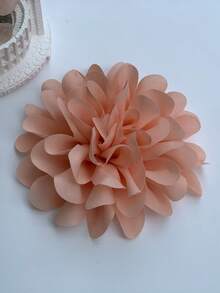 1pc Unique Handmade Flower Brooch, Vintage French Style Chic Niche Design, Elegant High-End Black Floral Lapel Pin, Minimalist For Suits, Dresses, Party Outfits, Stylish Fashion Accessory Gift For Women Valentines,Mom,Mother,Mother's Day,Gift