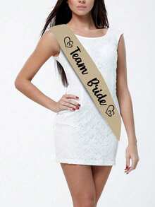 1Pc Custom Text Satin Ribbon, Personalized Quote Sash, Customized Birthday Sash, Customizable Bachelorette Sash,Ideal Gifts For Him, Ideal Gifts For Her Graduation