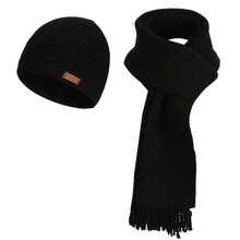 2pcs/3pcs Women Solid Color Knitted Hat Set, Wool Warm Simple Beanie And Touch Screen, Suitable For Outdoor Skiing, Cycling, Winter Accessories Valentines Gift - Multicolor - View 8