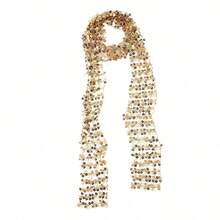 New Fashion Sequins Versatile Scarf Women's  Personality Hollow Decoration Scarf Accessories - 1# Đen - Xem 5