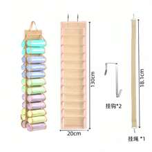 Multi-Pocket Wall Mounted Storage Hanging Bag, Household Wardrobe Clothes Pants Organizer Bag, Dorm Room Storage