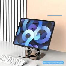 360° Rotatable & Retractable Laptop Stand, Multifunctional Folding Metal Laptop Riser With Cooling Function