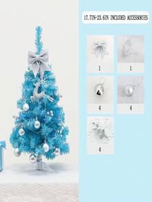 1 pezzo Albero di Natale artificiale di alta qualità da 60 cm, facile da montare, con base inclusa, in materiale PVC, sottile e salvaspazio, adatto per decorazioni natalizie domestiche e per ufficio, decorazioni festive, esposizioni stagionali, alberi tradizionali, decorazioni di alta qualità, foglie realistiche, costruzione durevole, mini albero di Natale da scrivania, decorazione natalizia perfetta per feste in famiglia