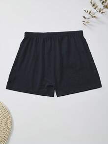 FOVTY 3pcs Random Color Father's Day Gift Boyfriend Men's Boxer Briefs Comfortable Breathable Fashion Sports Long Leg Cotton Underwear - Multicolor - View 4