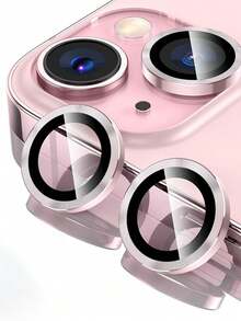 Phim bảo vệ camera vòng kim loại kính cường lực 9H - Bảo vệ tương thích với Apple 16 14 Pro (6.1 inch) & 14 Pro Max (6.7 inch) với ốp lưng chống trầy xước, độ phân giải cao & vòng kim loại bảo vệ tối đa! Quà tặng sinh nhật, gia đình, bạn bè Hợp kim kim loại với kính cường lực bảo vệ toàn diện, bảo vệ ống kính, phụ kiện điện thoại Chống nước, chống sốc, chống rơi, chống rơi, chống vân tay - Hồng - Xem 12