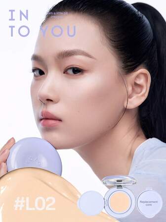 INTO YOU Base de maquillaje en crema hidratante, con efecto de larga duración y acabado ligero, L02