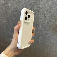 纯色保护壳，兼容 11/12/13/14/12 Pro Max/11 Pro/14 Pro/15/XS Max/X/XR/7/8/8 Plus，生日礼物，送给女朋友、男朋友的必备屏幕保护产品，适用于日常、办公室、家庭使用。防水、防震、防摔、防刮花。 - 粉紅色 - 查看 4