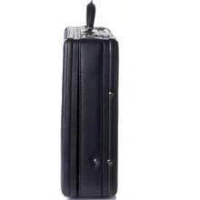 Expandable Attache Case Dual Combination Lock Hard Side Briefcase