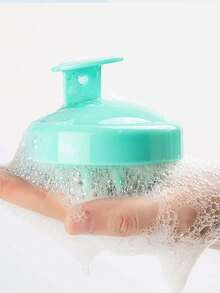 Silikon Kopfhaut Massagegerät und Shampoo Bürste - Unparfümiert, ohne Batterien, ABS Kunststoff Griff, Kunststoff Borsten, geeignet für normales Haar, entspannende Dusche oder Badezimmer SPA Körper- und Kopfhautreinigung